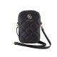 Torbica GUESS Zip Quilted 4G Black , za mobilni telefon