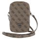 Torbica GUESS Triangle Zip Brown , za mobilni telefon