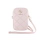 Torbica GUESS Zip Quilted 4G Pink , za mobilni telefon