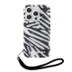 Karl Lagerfeld zaščitni ovitek Zebra Pattern Black, Iphone 15 Pro