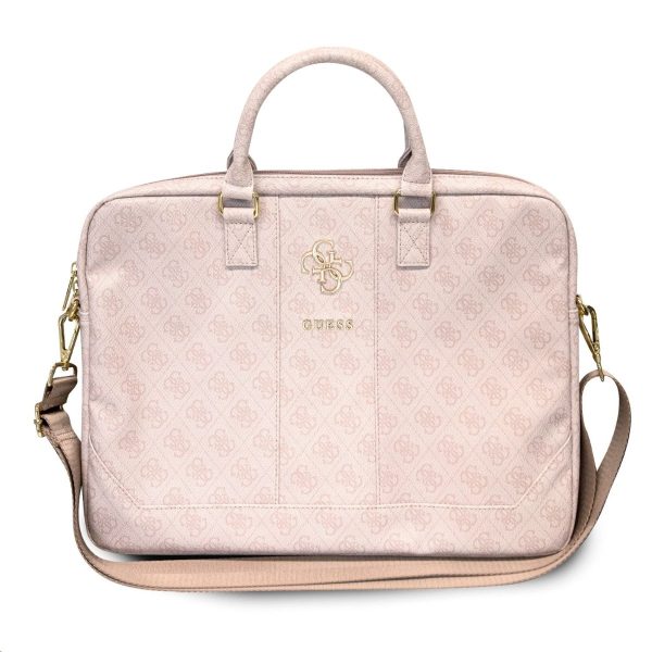 Guess Big Logo Pink  torba za prenosnike do 16"