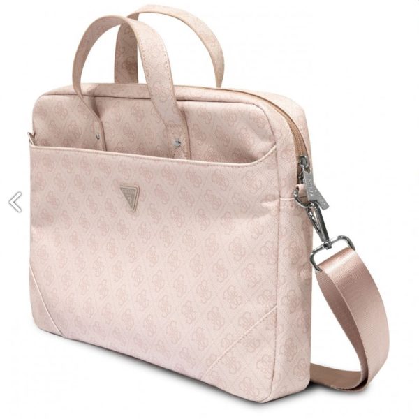 Guess Triangle Logo Pink torba za prenosnike do 16"