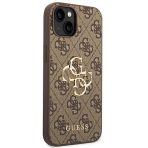 Guess zaščitni ovitek Big Metal Logo 4G Brown Hard Case