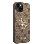 Guess zaščitni ovitek Big Metal Logo 4G Brown Hard Case