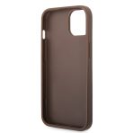 Guess zaščitni ovitek Big Metal Logo 4G Brown Hard Case