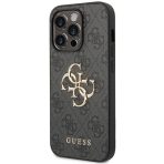 Guess zaščitni ovitek Big Metal Logo 4G Gray Hard Case