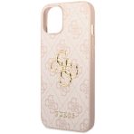 Guess zaščitni ovitek Big Metal Logo 4G Pink Hard Case