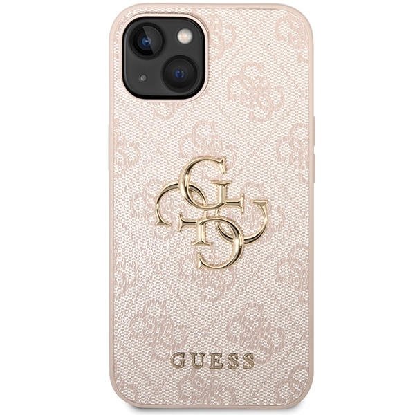 Guess zaščitni ovitek Big Metal Logo 4G Pink Hard Case