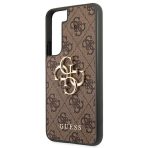 Guess zaščitni ovitek Big Metal Logo Brown Hard Case