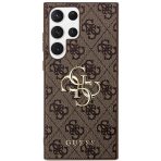 Guess zaščitni ovitek Big Metal Logo Brown Hard Case