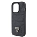 Guess zaščitni ovitek Croco Metal Logo Black