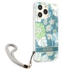 Guess zaščitni ovitek Flower Strap Green