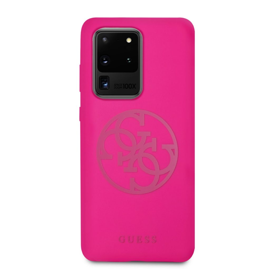 Guess zaščitni ovitek G4 Circle Logo Fuschia