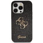 Guess zaščitni ovitek Glitter Script Big 4G Black