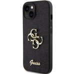 Guess zaščitni ovitek Glitter Script Big 4G Black