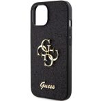 Guess zaščitni ovitek Glitter Script Big 4G Black