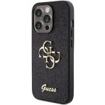 Guess zaščitni ovitek Glitter Script Big 4G Black