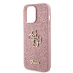 Guess zaščitni ovitek Glitter Script Big 4G Pink