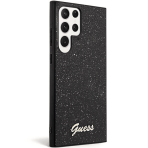 Guess zaščitni ovitek Glitter Script Black