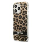 Guess zaščitni ovitek Hardcase Leopard Brown