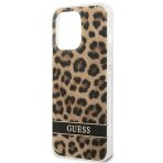 Guess zaščitni ovitek Hardcase Leopard Brown