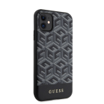 Guess zaščitni ovitek Magsafe  Cube Black