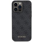 Guess zaščitni ovitek Metal Logo Gray Hard Case