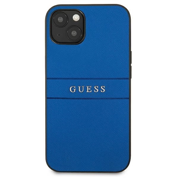 Guess zaščitni ovitek Saffiano Strap Blue