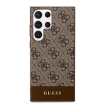 Guess zaščitni ovitek Stripe Brown Hard Case