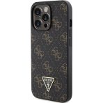 Guess zaščitni ovitek Triangle Metal Logo Black