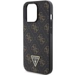 Guess zaščitni ovitek Triangle Metal Logo Black