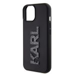 Karl Lagerfeld zaščitni ovitek 3D Rubber Glitter Logo Black