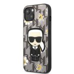 Karl Lagerfeld zaščitni ovitek Flower Ikonik Karl iPhone 13