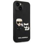 Karl Lagerfeld zaščitni ovitek Iconic Karl Choupette Ikonik 3D Black iPhone 14 Pro