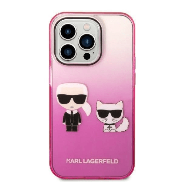 Karl Lagerfeld zaščitni ovitek Karl and Choupette Fun Pink