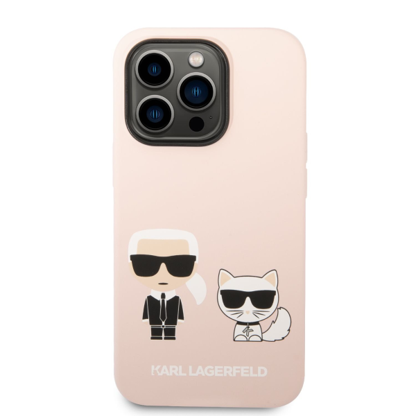 Karl Lagerfeld zaščitni ovitek Karl and Choupette Pink