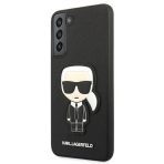 Karl Lagerfeld zaščitni ovitek Saffiano Ikonik Karl's Patch Black