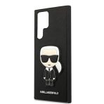 Karl Lagerfeld zaščitni ovitek Saffiano Ikonik Karl's Patch Black