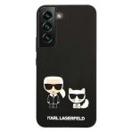 Karl Lagerfeld zaščitni ovitek Silicone Karl & Choupette Black