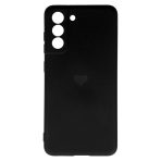 Ovitek Urbie Silicone Heart Black Samsung Galaxy S21 FE