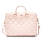 Torba za prenosnike Guess 4G Quilted Pink