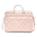 Torba za prenosnike Guess 4G Quilted Pink