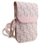 Torbica GUESS GCUBE Stripes Pink