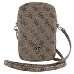 Torbica GUESS Triangle Zip Brown