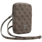 Torbica GUESS Triangle Zip Brown