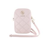 Torbica GUESS Zip Quilted 4G Pink