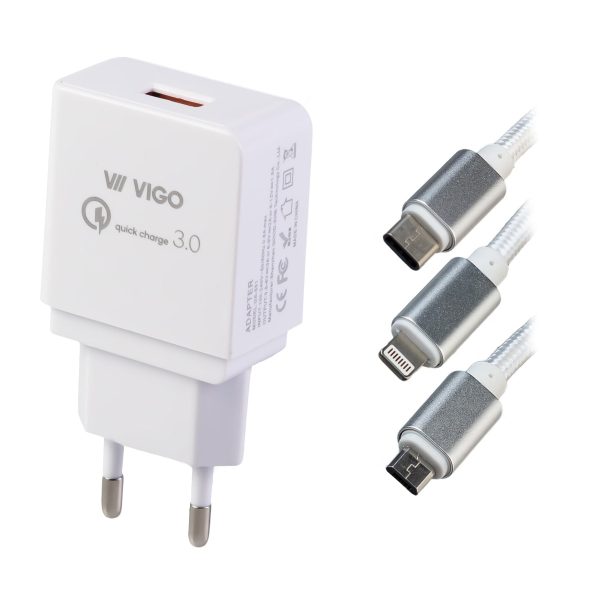 Vigo Komplet polnilec Quick Charge